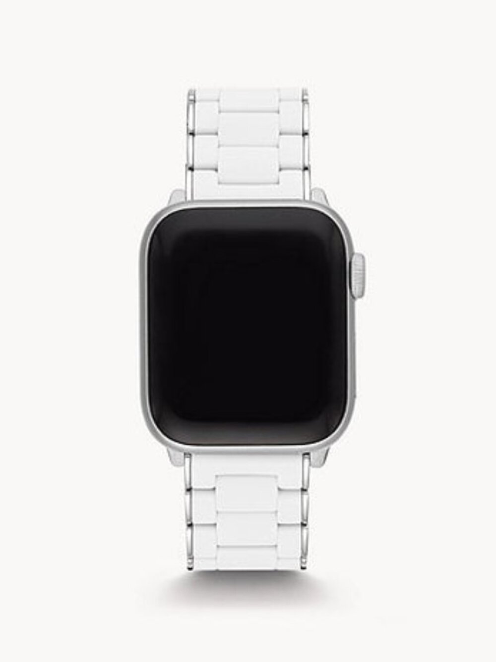 MICHELE Silicone-Wrapped Braclet Apple Watch bands – BRAND NEW. WHITE BAND - Picture 2 of 7